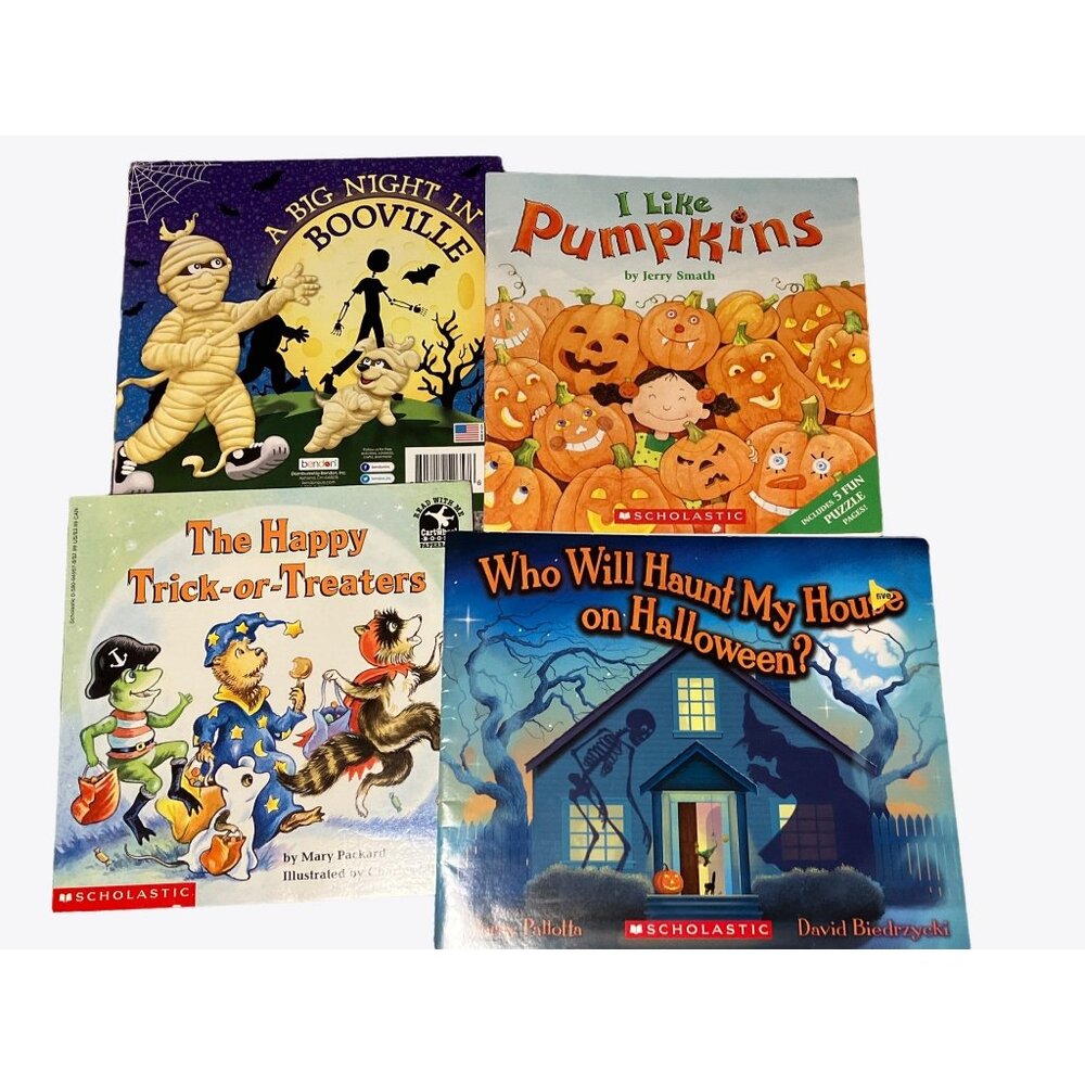 Children's HalloweenThemed Books Bundle of 4
